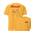 Bb-26g Marauder Blueprint Front & Back T-Shirt - Gold
