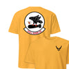 345th Bomb Squadron Front & Back T-Shirt - Gold