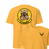 61st Fighter Squadron Front & Back T-Shirt - Gold