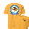 301st Fighter Squadron Front & Back T-Shirt - Gold