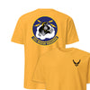 102nd Rescue Squadron Front & Back T-Shirt - Gold