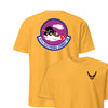 477th Electronic Combat Squadron Front & Back T-Shirt - Gold