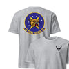 5th Flying Training Squadron Front & Back T-Shirt - Heather Grey