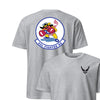 62nd Fighter Squadron Front & Back T-Shirt - Heather Grey