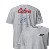 Ah-1f Cobra Blueprint Front & Back T-Shirt - Heather Grey