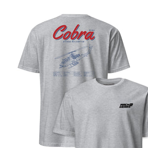 Ah-1f Cobra Blueprint — Heather Grey