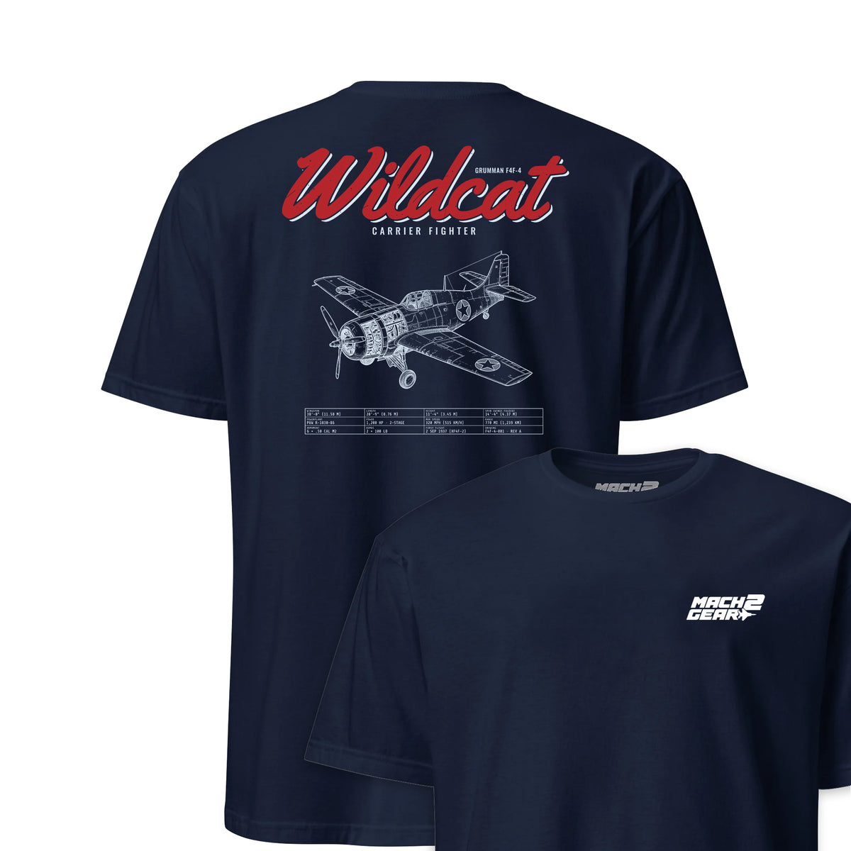 F4f-4 Wildcat Blueprint — Navy
