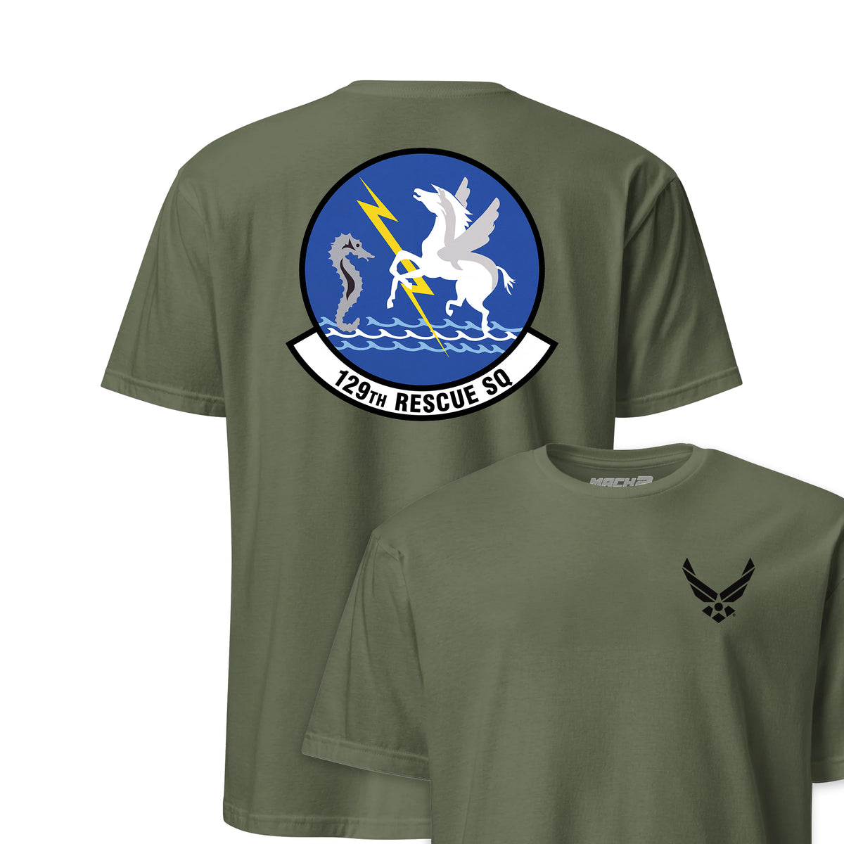 129th Rescue Squadron — OD Green