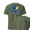 159th Fighter Squadron Front & Back T-Shirt - OD Green