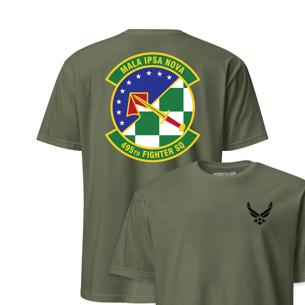 495th Fighter Squadron — OD Green