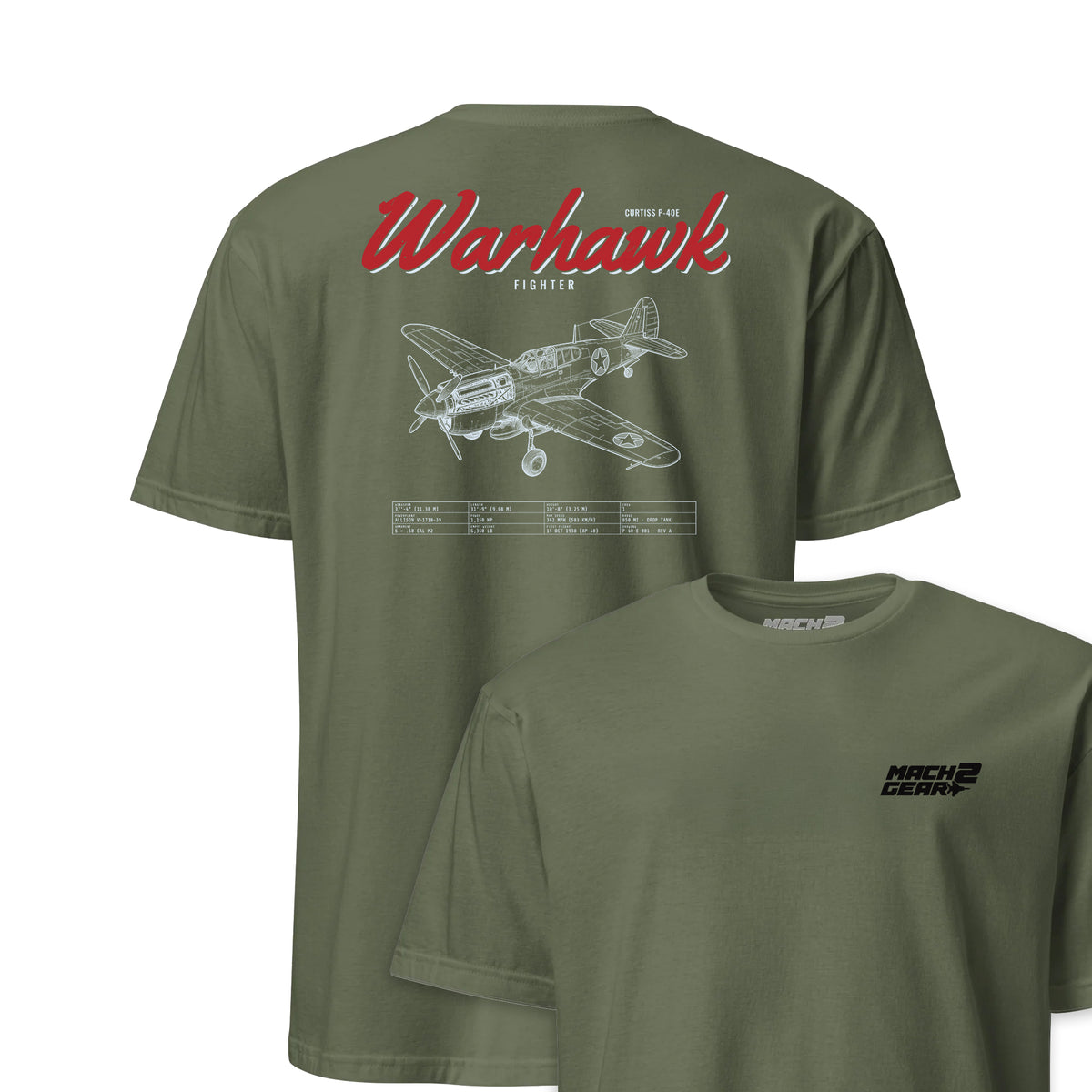 P-40e Warhawk — OD Green