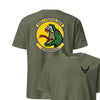 466th Fighter Squadron Front & Back T-Shirt - OD Green