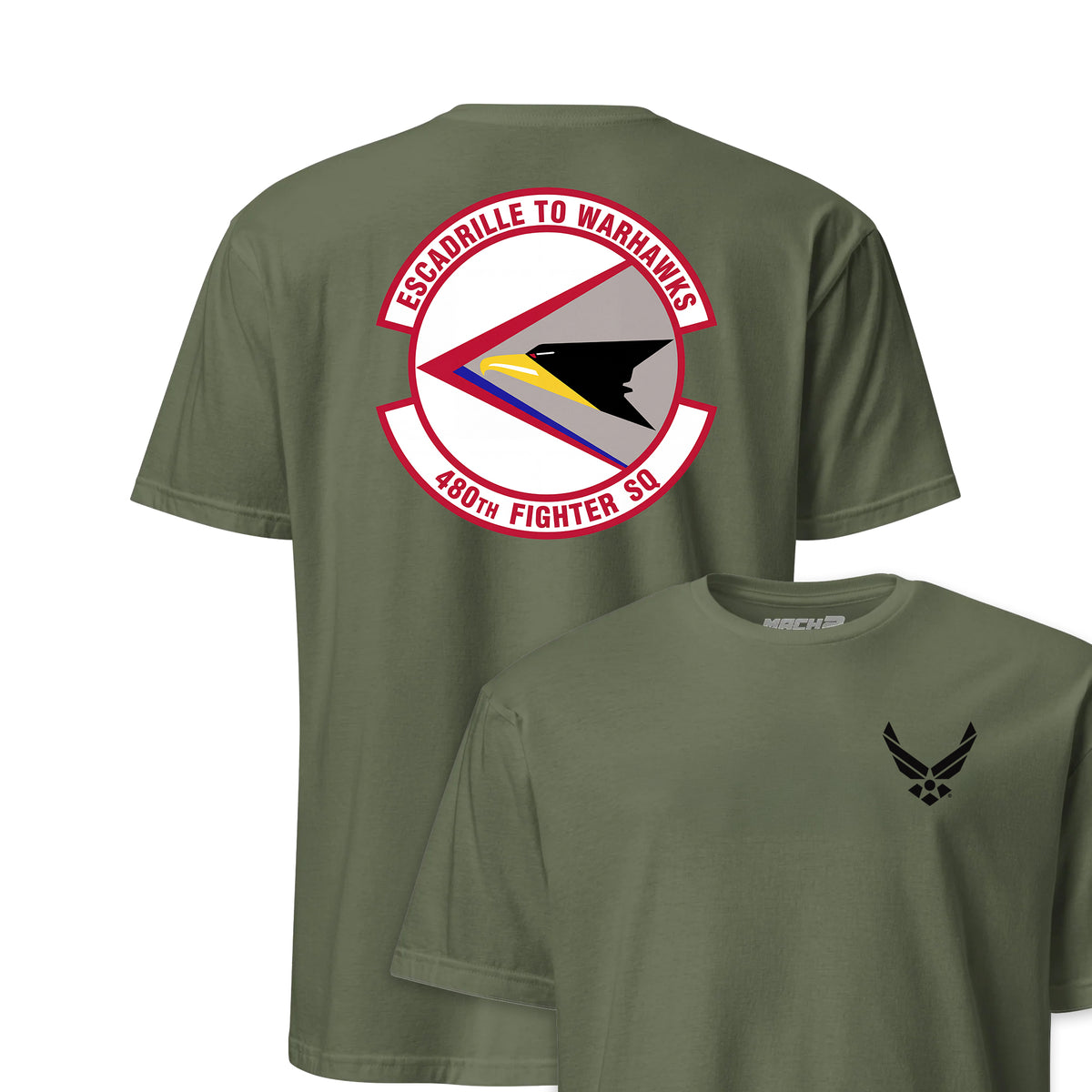 480th Fighter Squadron — OD Green