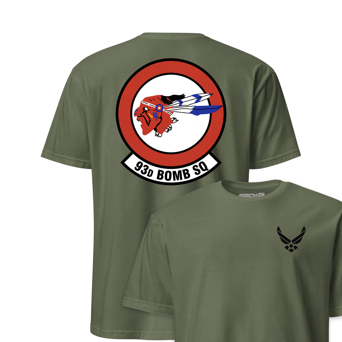 93rd Bomb Squadron — OD Green