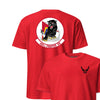 494th Fighter Squadron Front & Back T-Shirt - Red