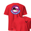 477th Electronic Combat Squadron Front & Back T-Shirt - Red