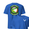 555th Fighter Squadron Front & Back T-Shirt - Royal