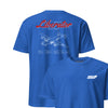 B24j - Liberator Blueprint Front & Back T-Shirt - Royal