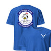 36th Rescue Squadron Front & Back T-Shirt - Royal