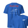 F-105d Thunderchief Blueprint Front & Back T-Shirt - Royal