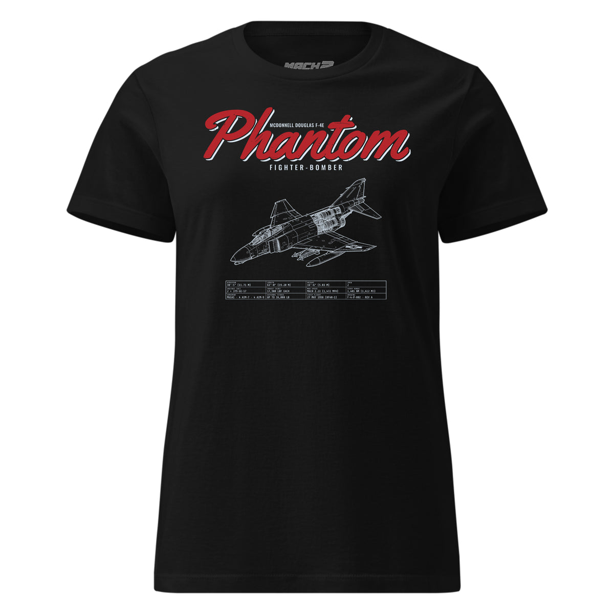 F4-e Phantom Blueprint — Black