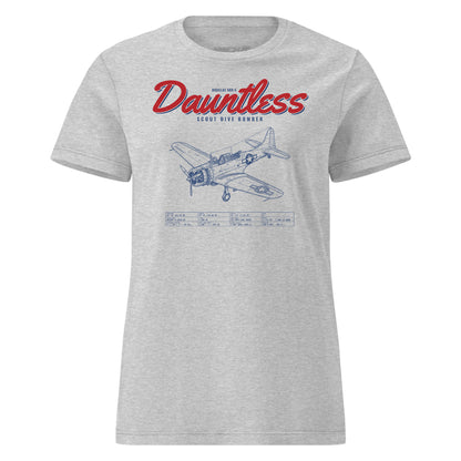 Sbd-5 Dauntless Blueprint — Heather Grey