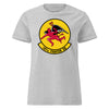107th Fighter Squadron Womens T-Shirt - Heather Grey