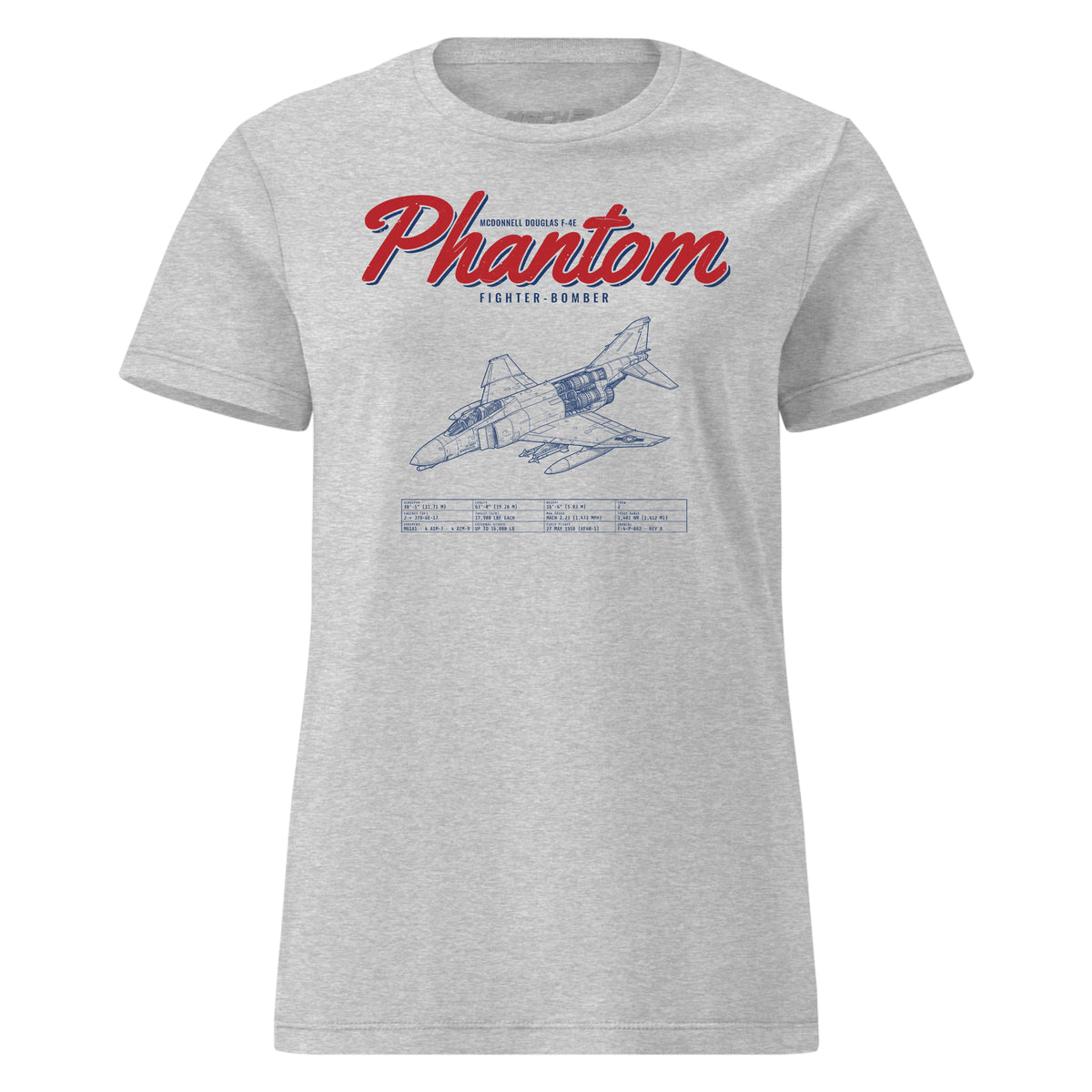 F4-e Phantom Blueprint — Heather Grey