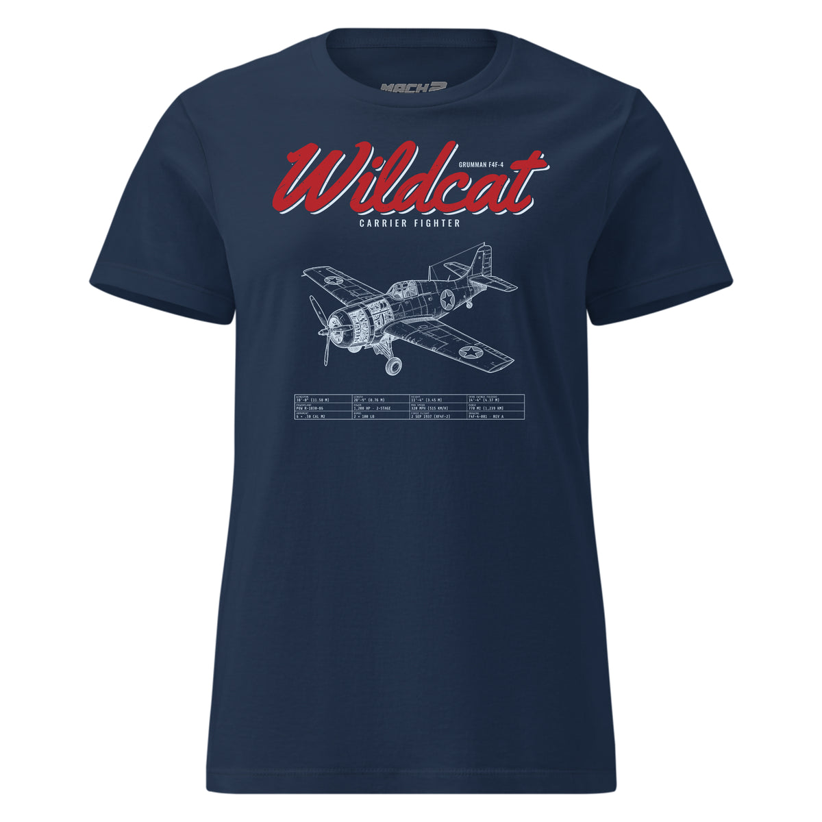 F4f-4 Wildcat Blueprint — Navy