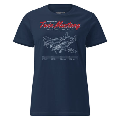 F-82e Twin Mustang Blueprint — Navy