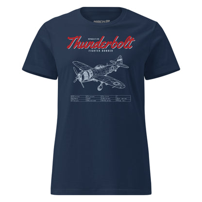 F-47d Thunderbolt Blueprint — Navy