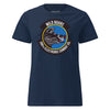 390th Electronic Combat Squadron Womens T-Shirt - Navy