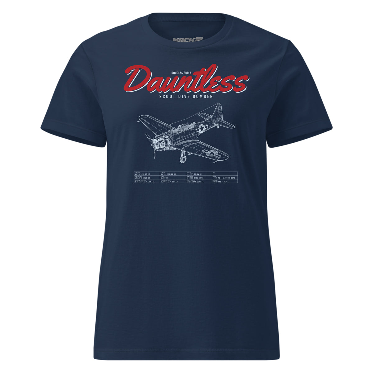 Sbd-5 Dauntless Blueprint — Navy