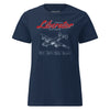 B24j - Liberator Blueprint Womens T-Shirt - Navy