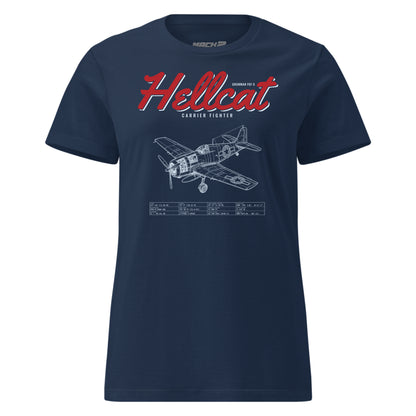 F6f-5 Hellcat Blueprint — Navy