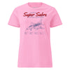 F-100d Super Sabre Blueprint Womens T-Shirt - Pink