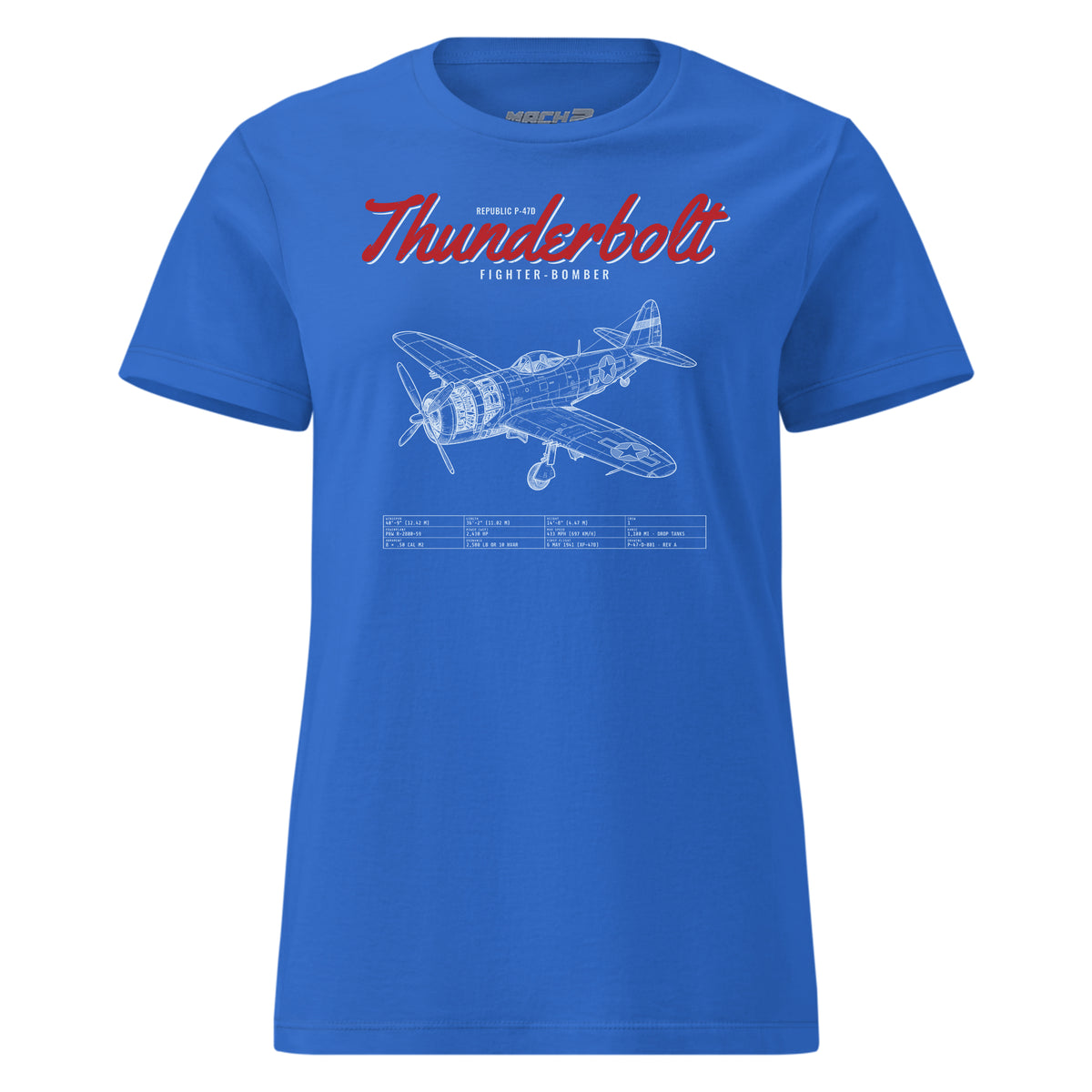 F-47d Thunderbolt Blueprint — Royal