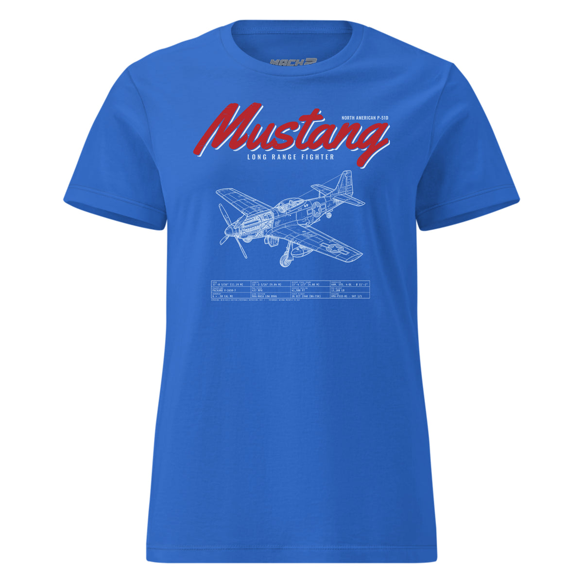 P-51d Mustang Blueprint — Royal