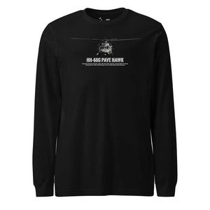 HH-60G Pave Hawk Airframe Specs Long Sleeve T-Shirt