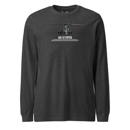 AV-8B Harrier II Airframe Specs Long Sleeve T-Shirt