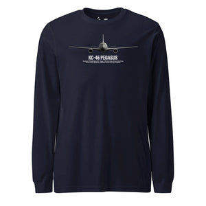 KC-46 Pegasus Airframe Specs Long Sleeve T-Shirt