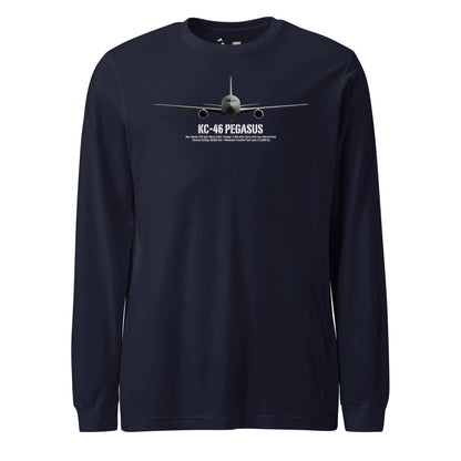 KC-46 Pegasus Airframe Specs Long Sleeve T-Shirt