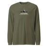 KC-46 Pegasus Airframe Specs Long Sleeve T-Shirt - OD Green