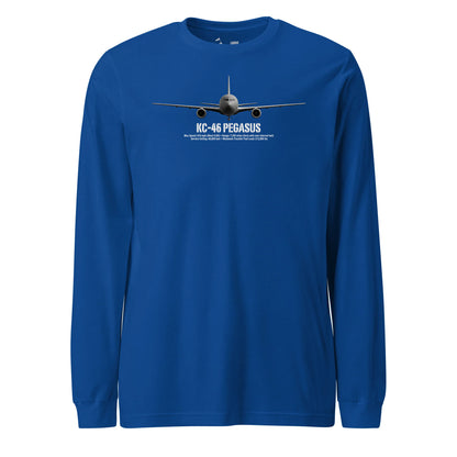 KC-46 Pegasus Airframe Specs Long Sleeve T-Shirt
