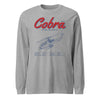 Ah-1f Cobra Blueprint Long Sleeve T-Shirt - Heather Grey