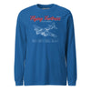 B-17g Flying Fortress Blueprint Long Sleeve T-Shirt - Royal