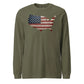 We the People Wooden Flag Long Sleeve T-Shirt