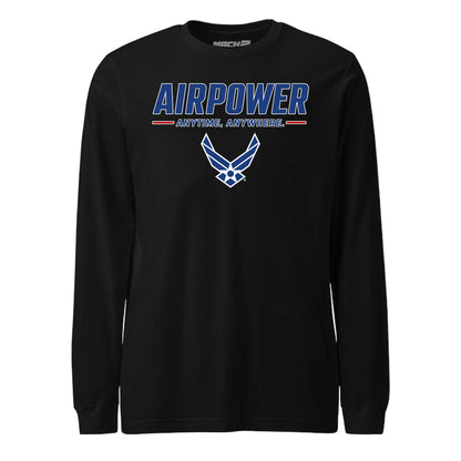 Airpower Anytime Anywhere Long Sleeve T-Shirt
