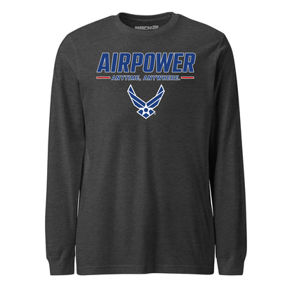 Airpower Anytime Anywhere Long Sleeve T-Shirt