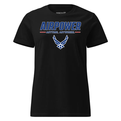 Airpower Anytime Anywhere Womens T-Shirt